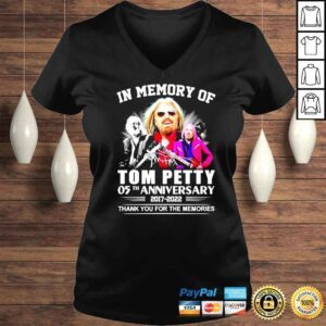 VLadies In memory of Tom Petty 05th anniversary 2017 2022 thank you for the memories shirt