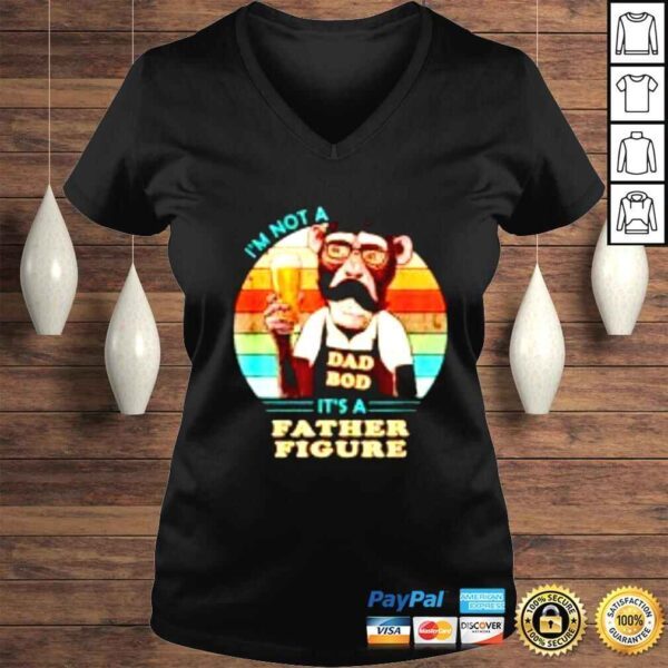 Its Not A Dad Bod Its A Father Figure Monkey Father vintage shirt - Image 2