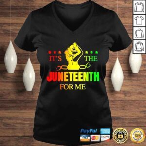 VLadies Its the juneteenth for me freeish since 1865 independence shirt