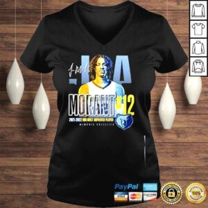 VLadies Ja morant memphis grizzlies 2022 NBA most improved player of the year shirt