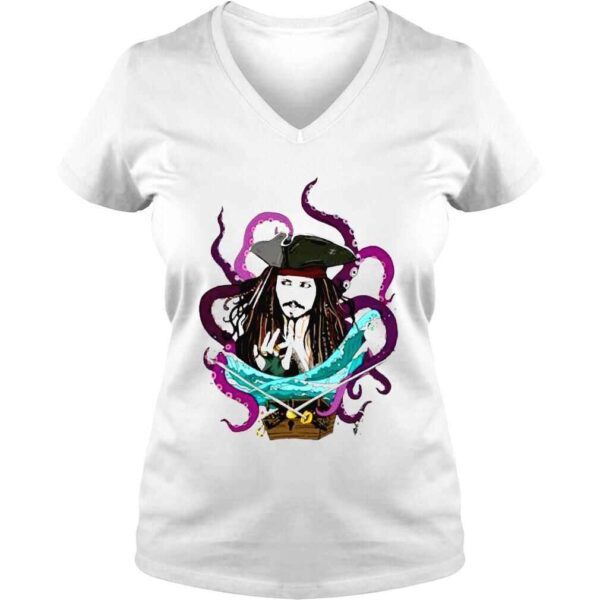 Jack Sparrow And Kraken Shirt - Image 2