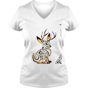 VLadies Jackalope rabbit graphic shirt