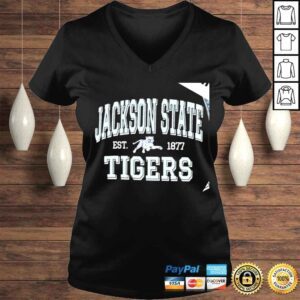 VLadies Jackson State Tigers Champion logo shirt