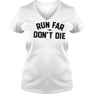 VLadies Jacky huntbroersma run far dont die shirt