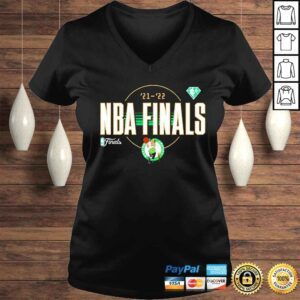 VLadies Jaylen Brown Boston Celtics 2022 NBA Finals Bound Name and Number Tshirt