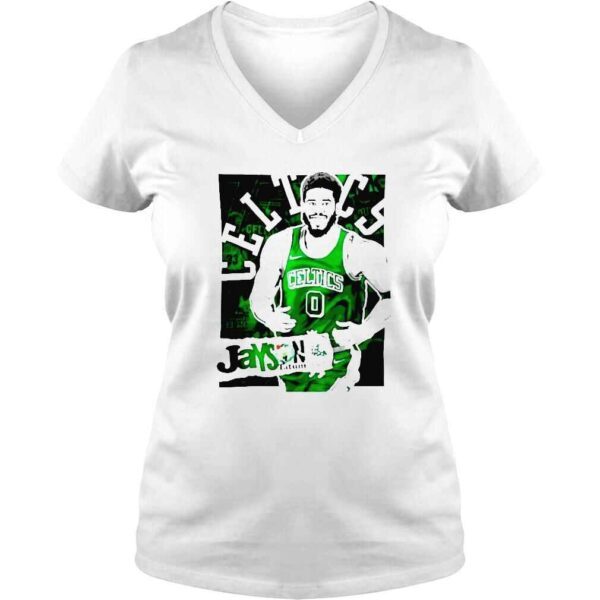 Jayson Tatum Boston Celtics Cartoon shirt - Image 2