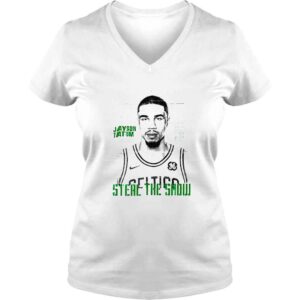 VLadies Jayson Tatum Photo Copy Cover Steal the Snow shirt