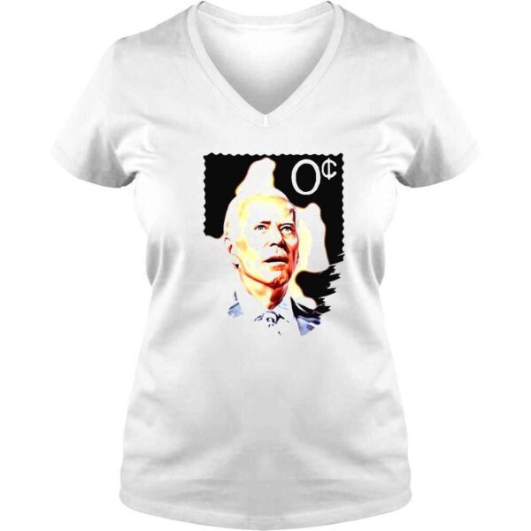 Joe Biden stamp 0 shirt - Image 2