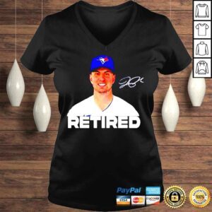 VLadies Joe Panik Retired Bassic Shirt