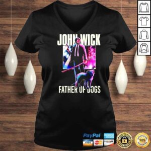 VLadies John Wick Father Of Dogs Signatures Shirt