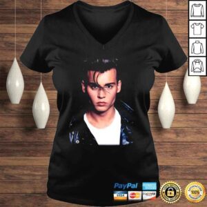 VLadies Johnny Depp Cry Baby Graphic Shirt