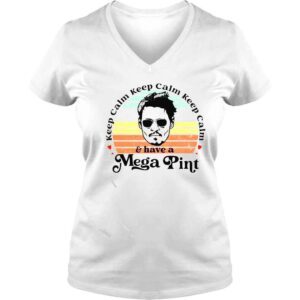 VLadies Johnny Depp Keep Calm Keep Calm and have a Mega pint vintage shirt