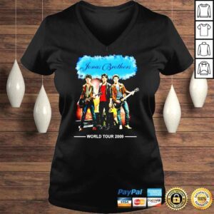 VLadies Jonas Brothers World Tour 2009 shirt