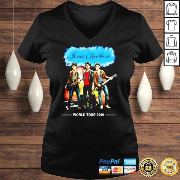 Jonas Brothers World Tour 2009 shirt - Image 2