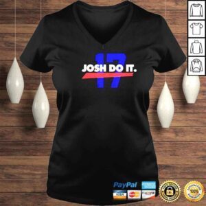 VLadies Josh Allen Buffalo Bills 17 rugby shirt