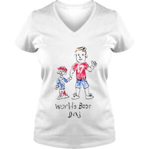 VLadies Josh Allen Worlds Best Dad Shirt