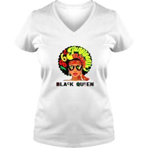 VLadies July 4Th Junenth 1865 Freedom Black Queen Black Woman TShirt