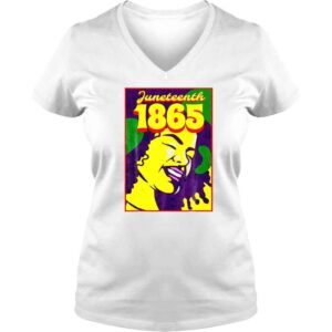 VLadies Junenth 1865 Because My Ancestors Werent Free In TShirt