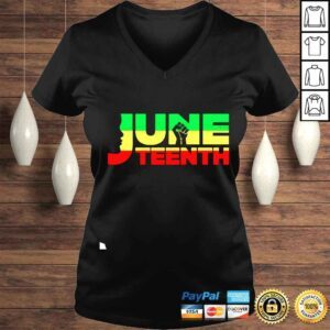 VLadies Juneteenth 1865 Freedom Black Pride shirt