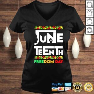 VLadies Juneteenth Day Freedom Day Black History 1865 Shirt