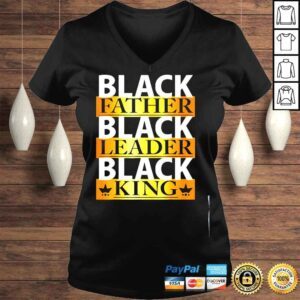 VLadies Juneteenth fathers day black father black king American shirt