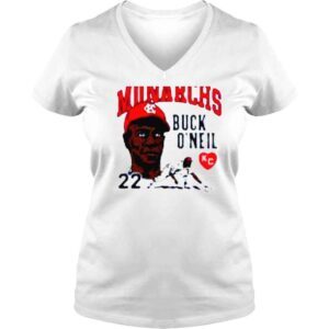 VLadies Kc Monarch Buck Oneil shirt