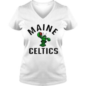 VLadies Kelly green Maine celtics overtime shirt