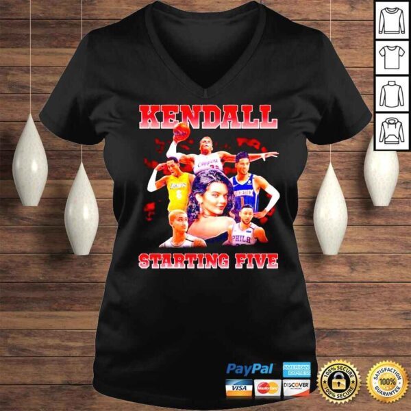 Kendall Starting Five Kendall Jenner shirt - Image 2