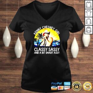 VLadies Kenny Chesney girl classy sassy and a bit smart assy sunset shirt