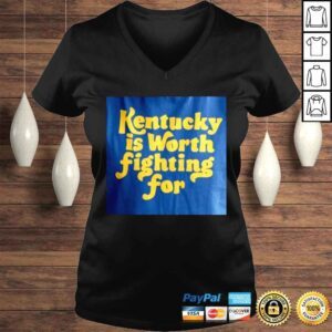 VLadies Kentucky Is Worth Fighting For Shirt