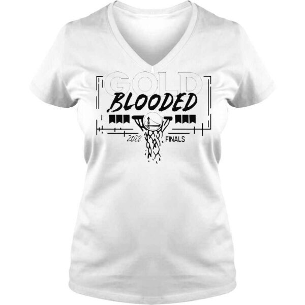 Kerith Burke The Warriors Finals Gold Blooded 2022 Finals TShirt - Image 2