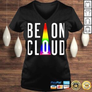 VLadies LGBT be on cloud happy pride month shirt