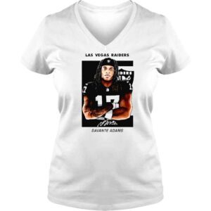 VLadies Las Vegas Raiders Davante Adams signature shirt