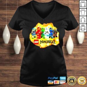 VLadies Lego Ninjago Ninja Group shot shirt