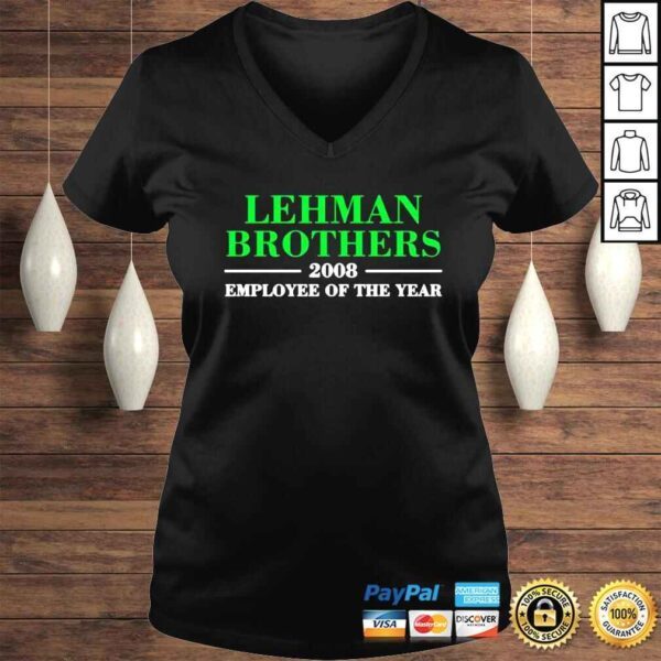 Lehman brothers 2008 employee of the year shirt - Image 2