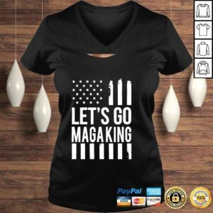 VLadies Lets Go Maga King Trump Ultra Maga King Shirt