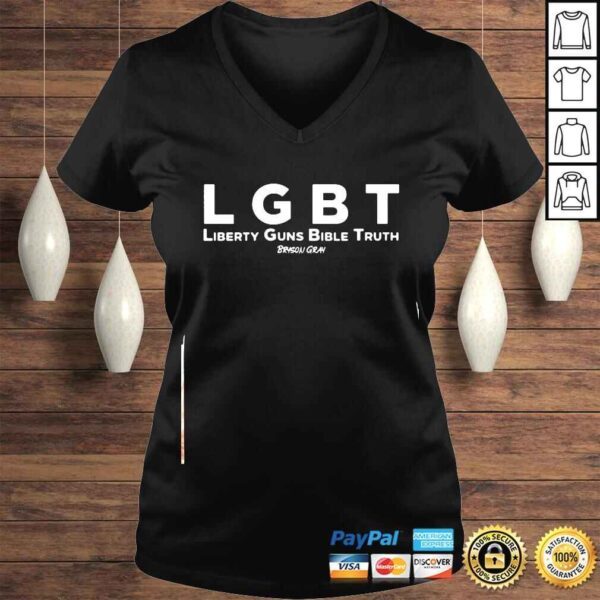 Lgbt Liberty Guns Bible Truth Bryson Gray 2022 Shirt - Image 2