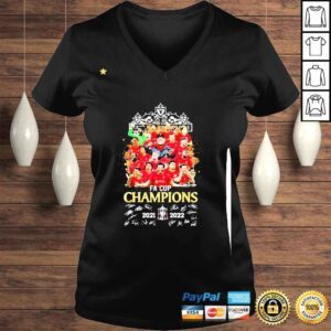 VLadies Liverpool FA Cup Champions 2021 2022 signatures shirt