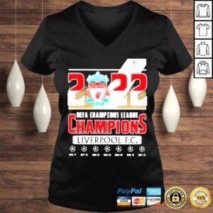 VLadies Liverpool FC 2022 UEFA Champions League Champions Liverpool City Shirt