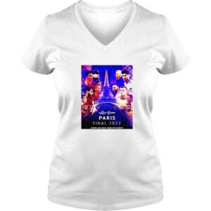 VLadies Liverpool vs Real Madrid 2022 UCL Final Paris Poster TShirt