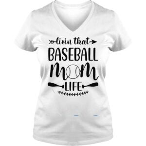 VLadies Livin That Baseball Mom Life Shirt