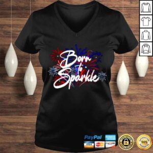 VLadies Living fully born to sparkle shirt