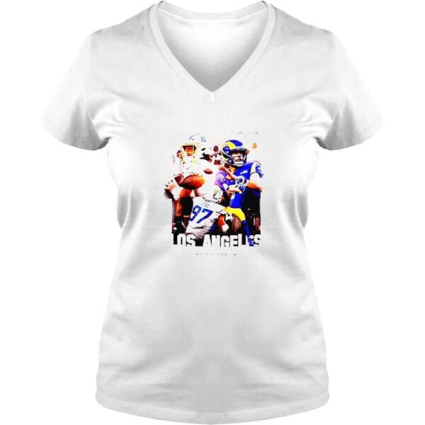 Los Angeles Battle Chargers vs Rams Tshirt - Image 2