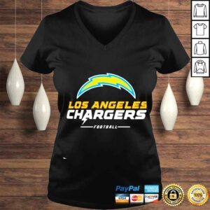 VLadies Los Angeles Chargers Team Lockup Logo shirt