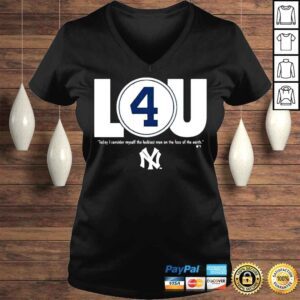 VLadies Lou gehrig new york yankees shirt