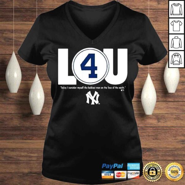 Lou gehrig new york yankees shirt - Image 2