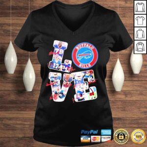 VLadies Love Buffalo Bills team player shirt