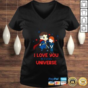 VLadies Love You In Every Universe Dr Strange And Christine Palmer Shirt