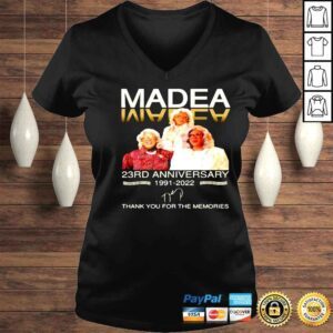 VLadies Madea 23rd anniversary 1991 2022 thank you for the memories signature shirt