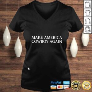 VLadies Make America Cowboy Again shirt